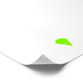 Chartreuse, Neon Green Golf Poster (Ecke)