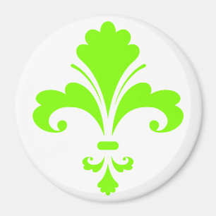 Chartreuse, Neon Green Lilie Magnet