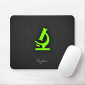 Chartreuse, Neon Green Microscope Mousepad (Mit Mouse)