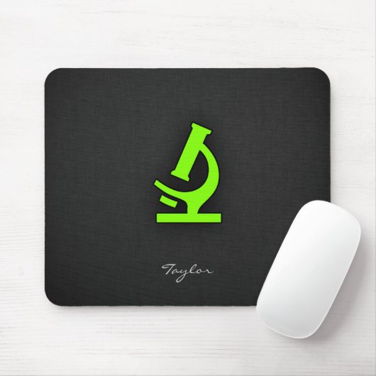 Chartreuse, Neon Green Microscope Mousepad (Mit Mouse)