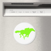 Chartreuse, Neon Green Racing Magnet (In Situ (Geschirrspüler))