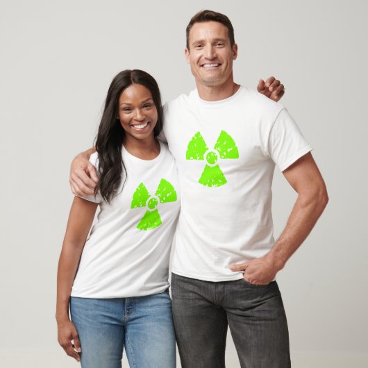 Chartreuse, Neon Green Radioactive Symbol T-Shirt (Unisex)