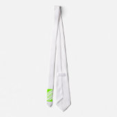 Chartreuse, Neon Green Rugby Krawatte (Rückseite)