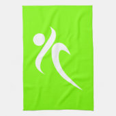 Chartreuse, Neon Green Running Handtuch (Vertikal)
