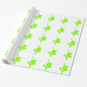 Chartreuse, Neon Green Skater Geschenkpapier