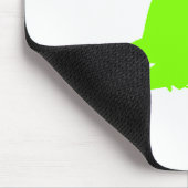 Chartreuse, Neon Green Snow Ski Mousepad (Ecke)