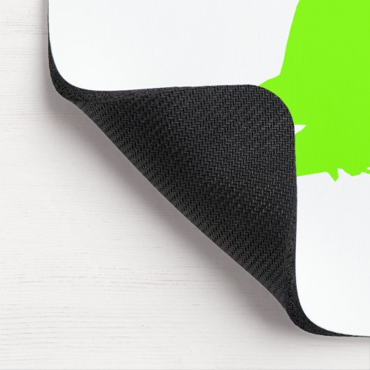 Chartreuse, Neon Green Snow Ski Mousepad (Ecke)