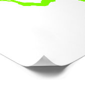 Chartreuse, Neon Green Tennis Poster (Ecke)