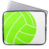 Chartreuse, Neon Green Volleyball Laptopschutzhülle (Vorderseite)