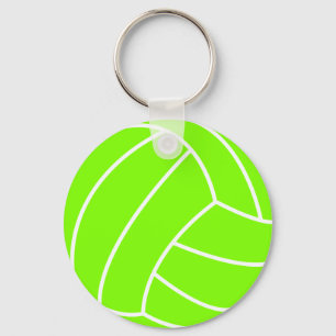 Chartreuse, Neon Green Volleyball Schlüsselanhänger