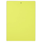 Chartreuse personalisierter Name Zurück zur Schule Klemmbrett (Rückseite)