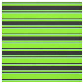 Chartreuse, schwarze und hellgrüne Linien Stoff (Muster)