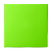 Chartreuse Solid Color | Classic | elegant Fliese (Vorderseite)