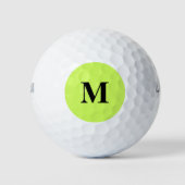 Chartreuse Solid Color Golfball (Vorderseite)