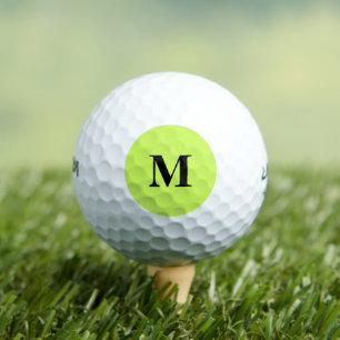 Chartreuse Solid Color Golfball