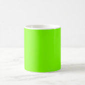 Chartreuse Solid Color Personalisiert Kaffeetasse (Mittel)
