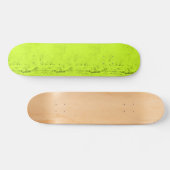 Chartreuse strukturiert einzigartig skateboard (Horizontal)