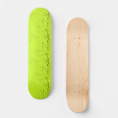 Chartreuse strukturiert einzigartig skateboard (Vorderseite)