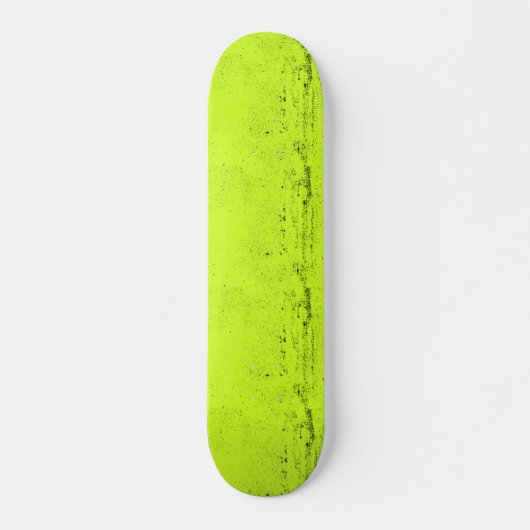 Chartreuse strukturiert einzigartig skateboard (Vorne)