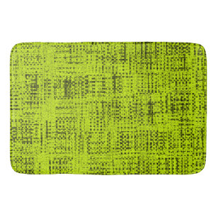 Chartreuse Tweed Badematte