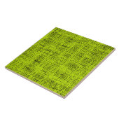 Chartreuse Tweed Fliese (Seite)