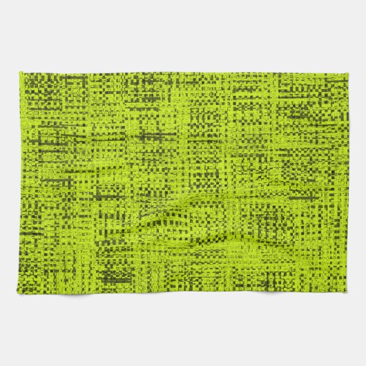 Chartreuse Tweed Geschirrtuch (Horizontal)