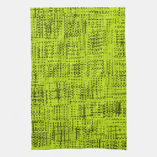 Chartreuse Tweed Geschirrtuch (Vertikal)