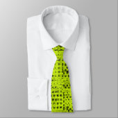 Chartreuse Tweed Neck Tie Krawatte (Gebunden)