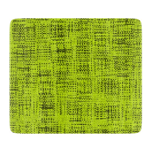 Chartreuse Tweed Schneidebrett (Vorderseite)