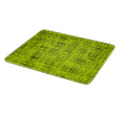Chartreuse Tweed Schneidebrett (Ecke)