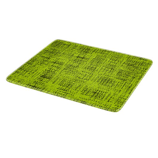 Chartreuse Tweed Schneidebrett (Ecke)