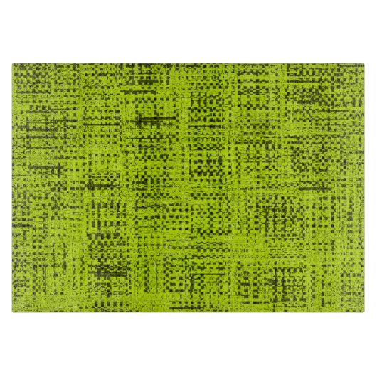 Chartreuse Tweed Schneidebrett (Vorderseite)