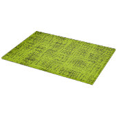 Chartreuse Tweed Schneidebrett (Ecke)