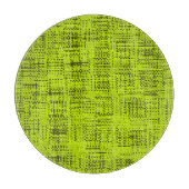 Chartreuse Tweed Schneidebrett (Vorderseite)