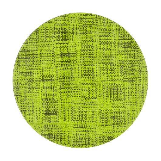 Chartreuse Tweed Schneidebrett (Vorderseite)