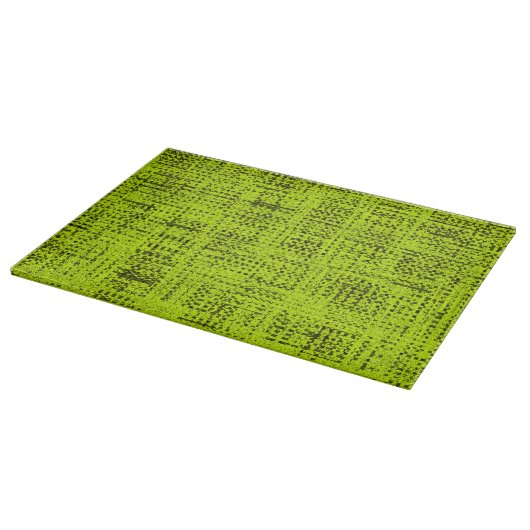 Chartreuse Tweed Schneidebrett (Ecke)