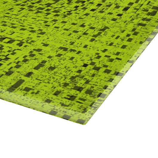 Chartreuse Tweed Schneidebrett (Ecke)