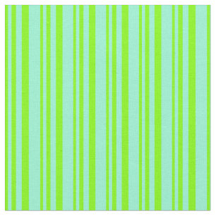 Chartreuse und Aquamarine-Muster Stoff