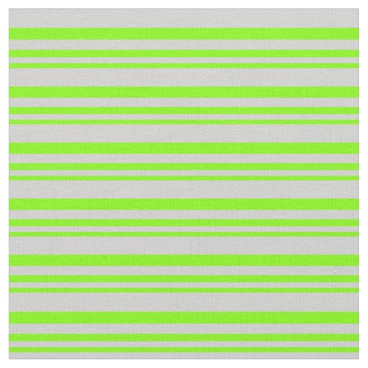 Chartreuse und hellgraues Muster Stoff (Nahaufnahme)