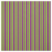 Chartreuse und Lila Streifen Stoff (Muster)