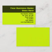 Chartreuse Visitenkarte (Vorne/Hinten)