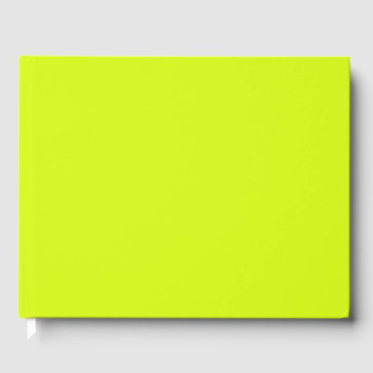 Chartreuse Yellow Gästebuch (Vorderseite)