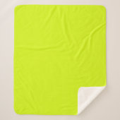 Chartreuse Yellow Sherpadecke (Vorderseite)