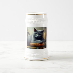 Chartreux Cat Bierglas