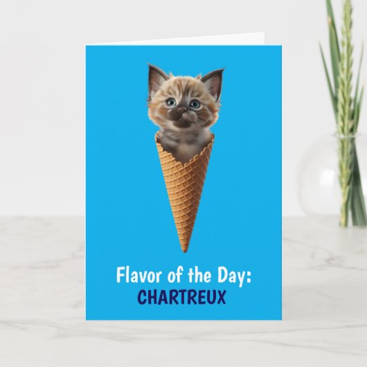 Chartreux Cone Karte (Vorderseite)