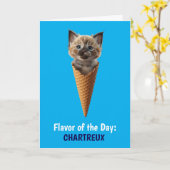 Chartreux Cone Karte (Gelbe Blume)