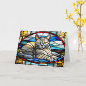 Chartreux Festglas Karte (Gelbe Blume)