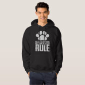 Chartreux-Kätzchen Chartreux-Mutter Chartreux-Va Hoodie (Vorne ganz)
