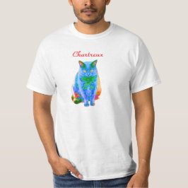 Chartreux Katzen-Neon-T - Shirt