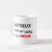 Chartreux-Liebe-Kaffee-Tasse Kaffeetasse (Vorderseite Links)